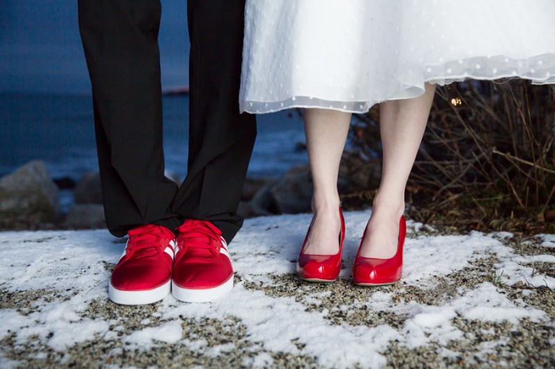 Whovian winter wedding