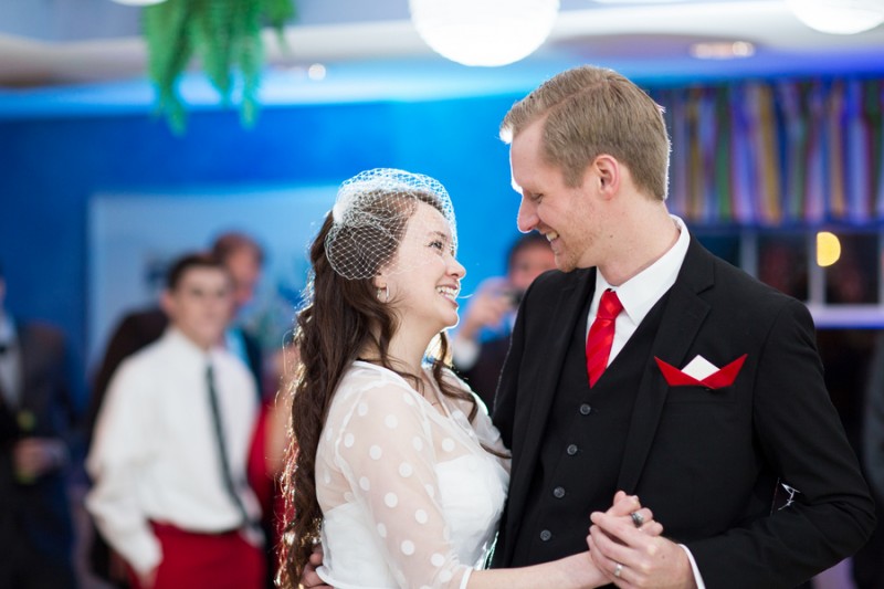 Whovian winter wedding