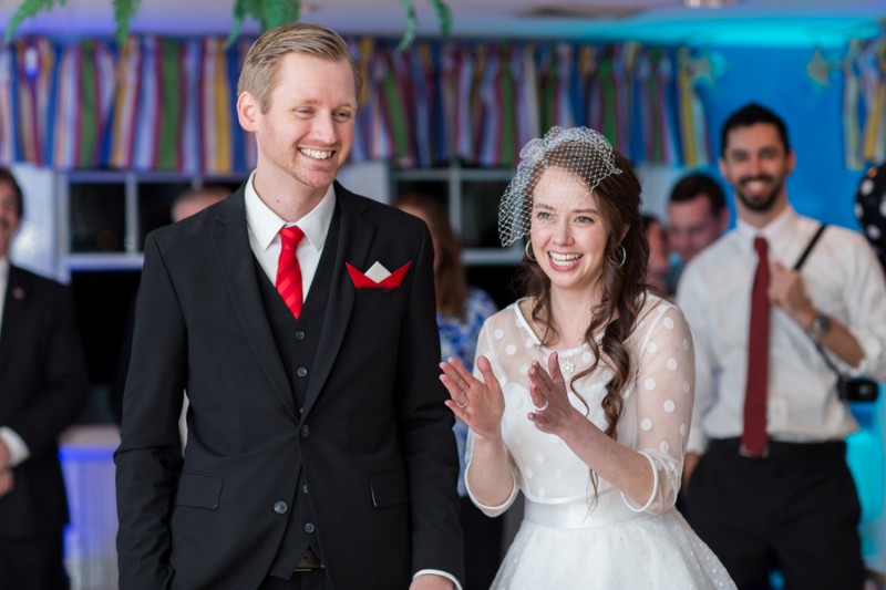 Whovian winter wedding