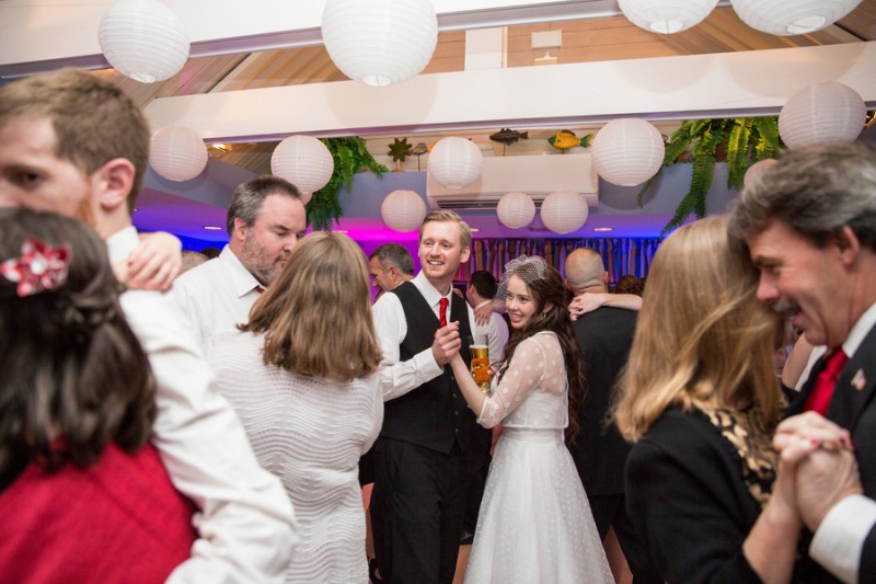 Whovian winter wedding