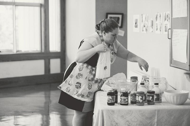 Lovely lesbian Quaker wedding as seen on @offbeatbride