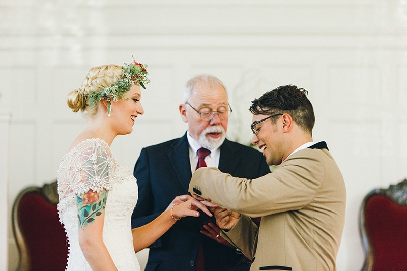 Latin American fiesta wedding as seen on @offbeatbride