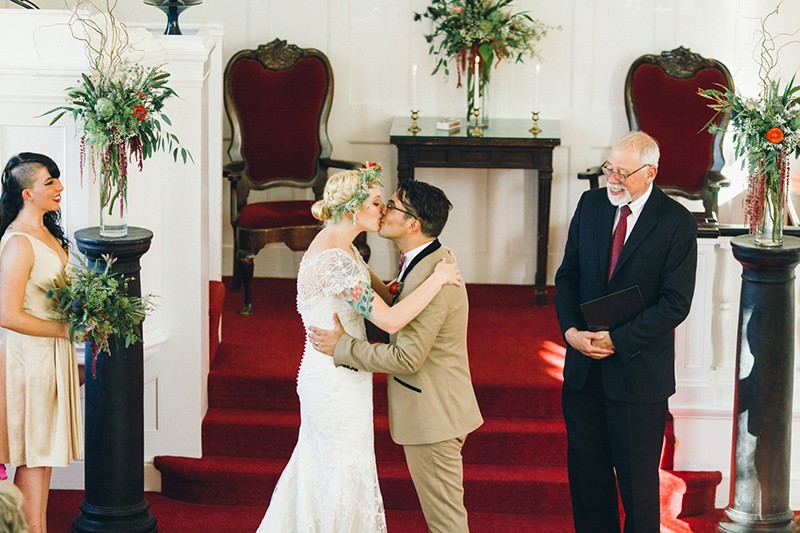 Latin American fiesta wedding as seen on @offbeatbride