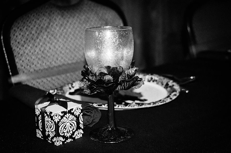 Goth fantasy wedding as seen on @offbeatbride