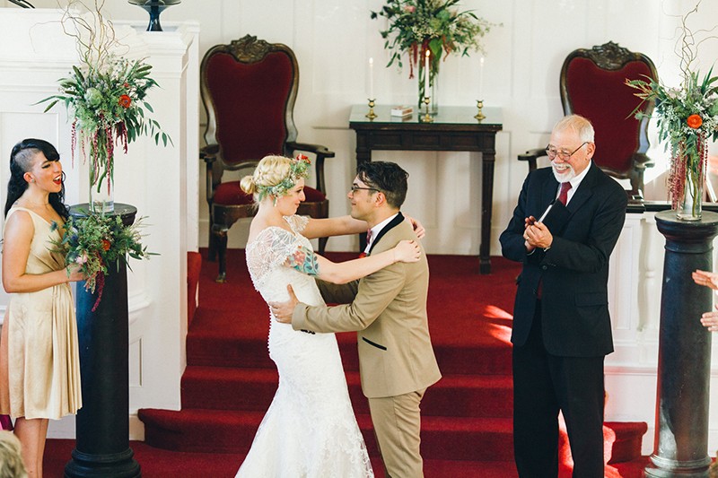 Latin American fiesta wedding as seen on @offbeatbride