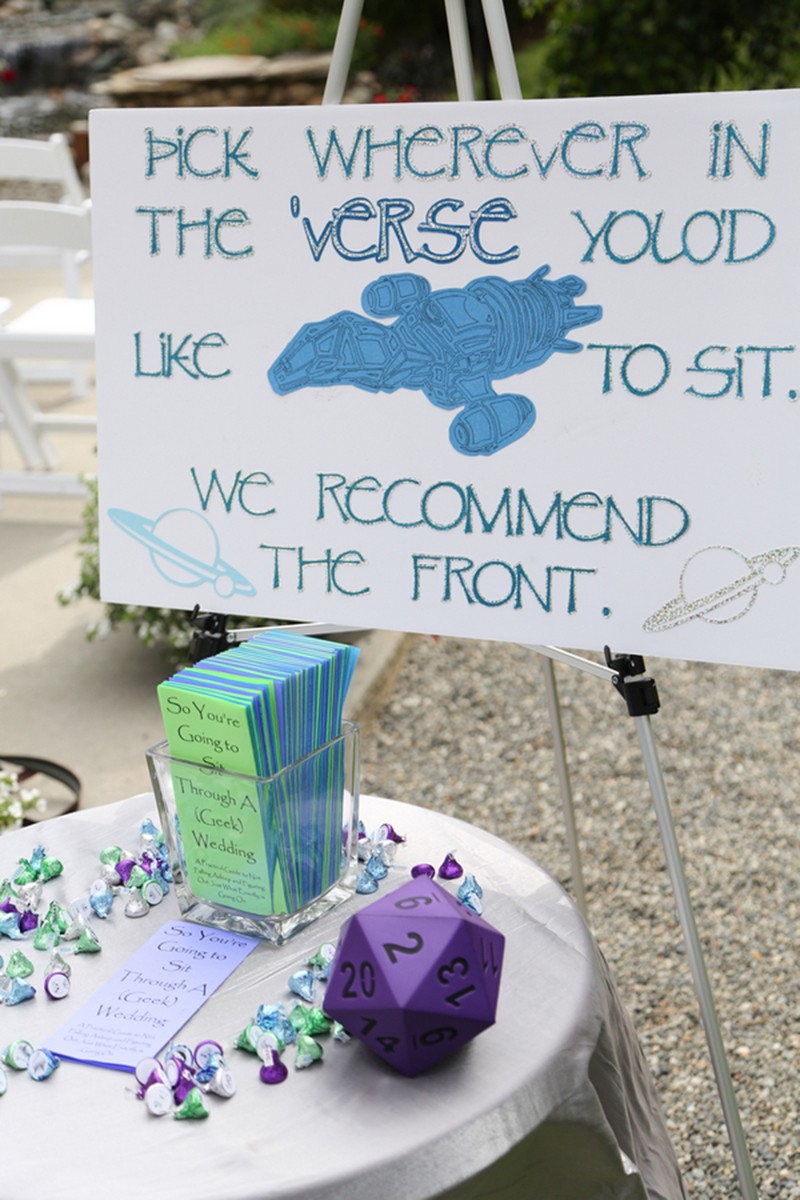 Geeky wedding as seen on @offbeatbride