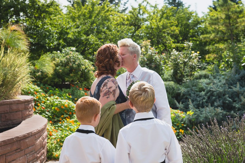 Garden wedding after 20 years as seen on @offbeatbride