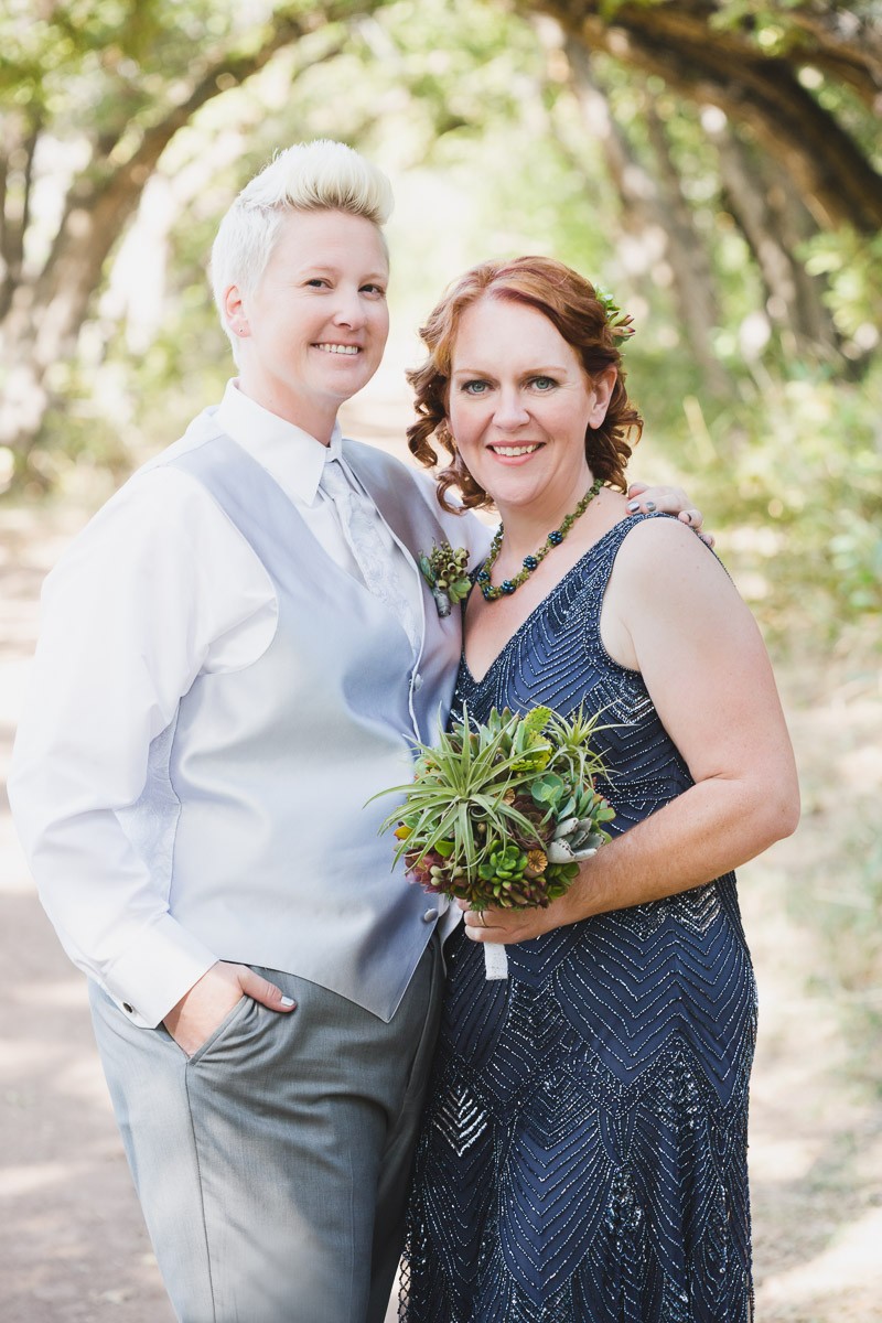 Lesbian wedding after 20 years as seen on @offbeatbride