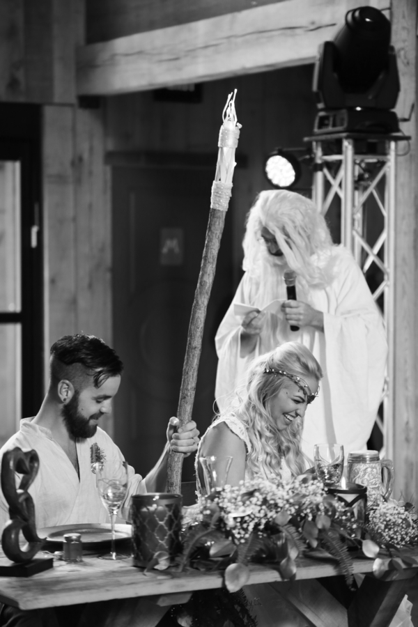 Tolkien-themed wedding as seen on @offbeatbride