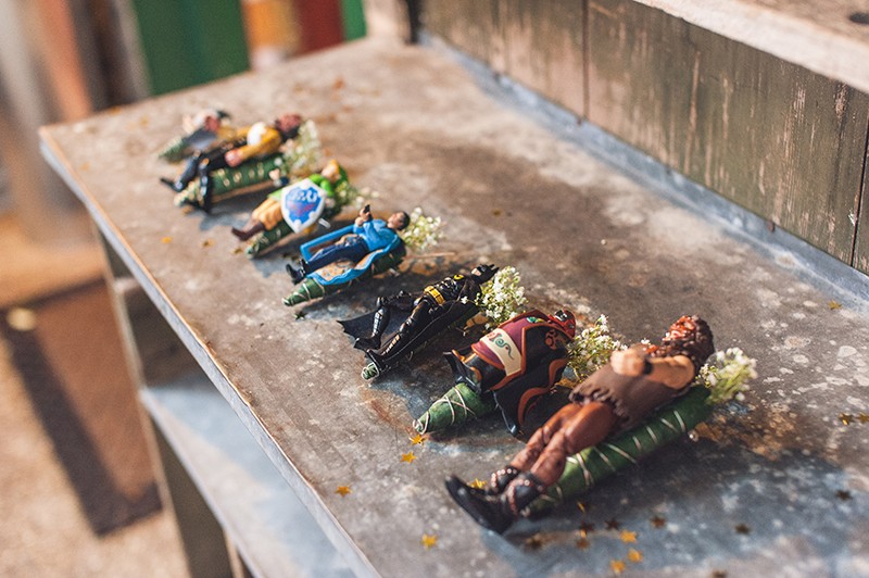 Sci-fi wedding as seen on @offbeatbride