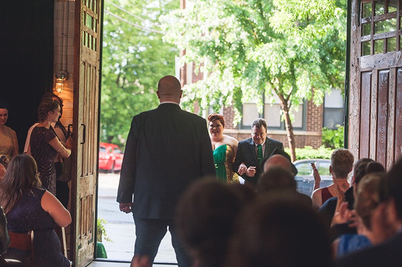 Oscars in space wedding as seen on @offbeatbride