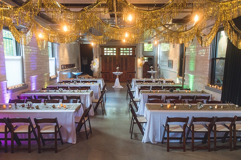 Sci-fi wedding as seen on @offbeatbride
