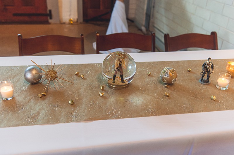 Sci-fi wedding as seen on @offbeatbride