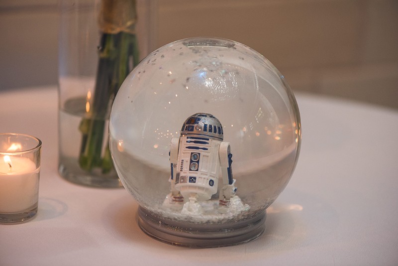 Oscars in space wedding as seen on @offbeatbride