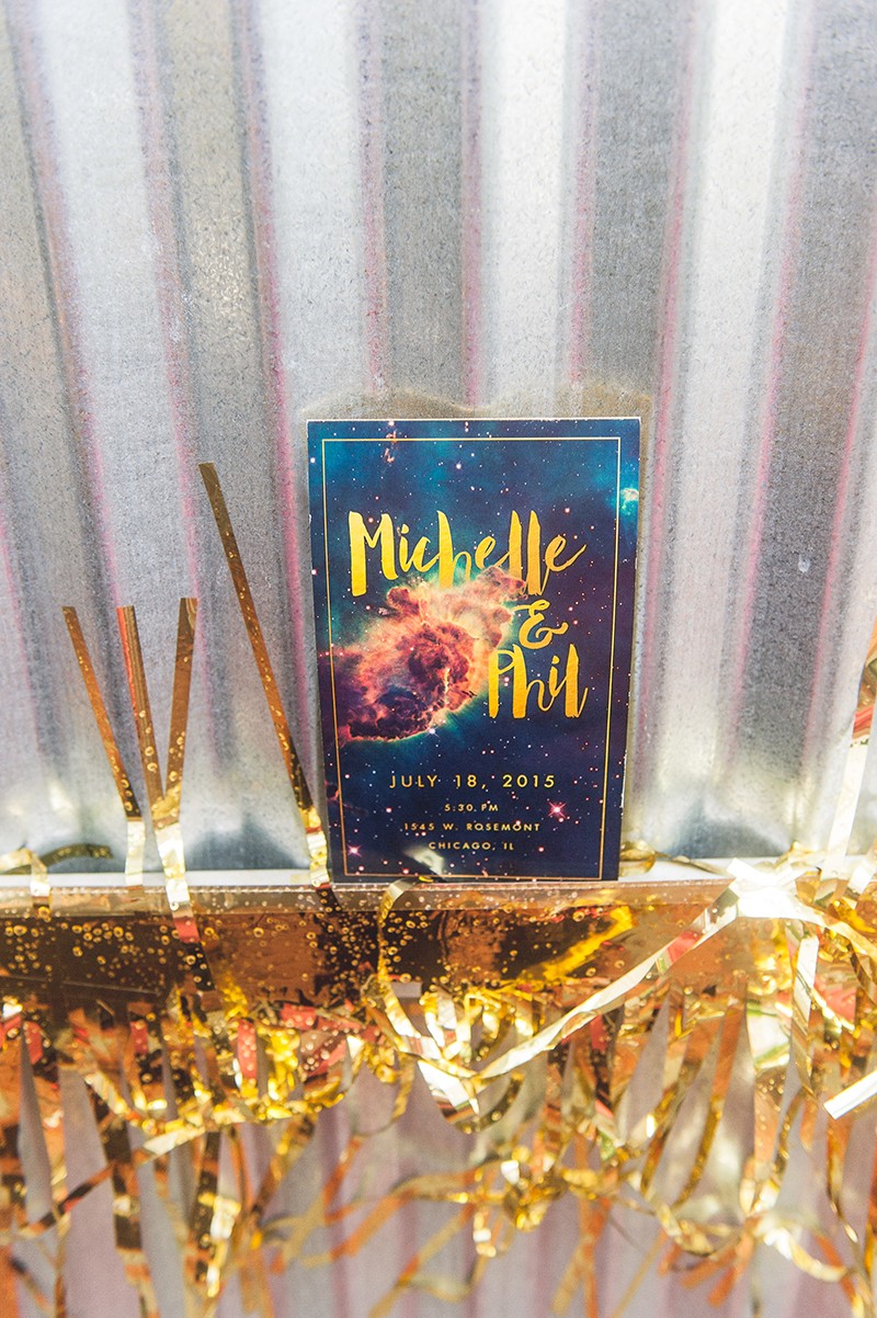 Oscars in space wedding as seen on @offbeatbride
