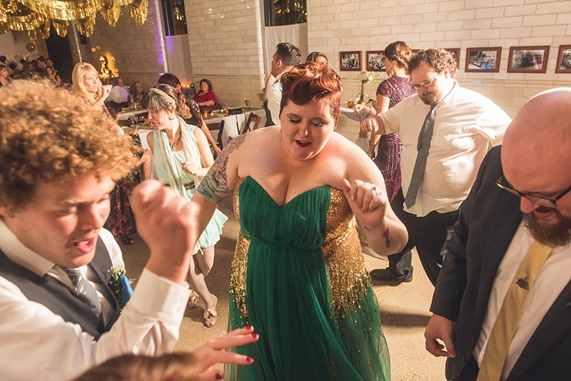 Sci-fi wedding as seen on @offbeatbride