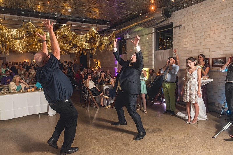Sci-fi wedding as seen on @offbeatbride