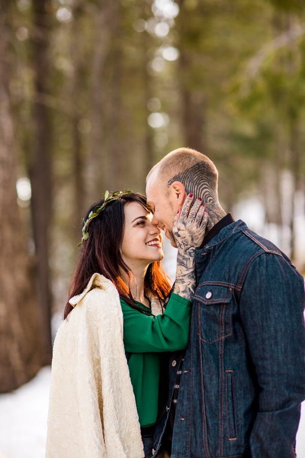 Engagement session in Arizona as seen on @offbeatbride