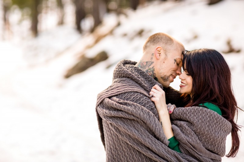 Engagement session in Arizona as seen on @offbeatbride