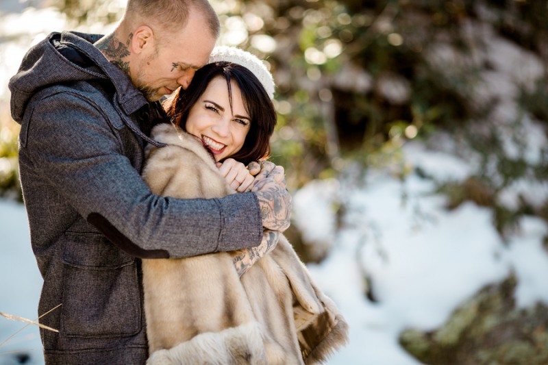 Engagement session in Arizona as seen on @offbeatbride