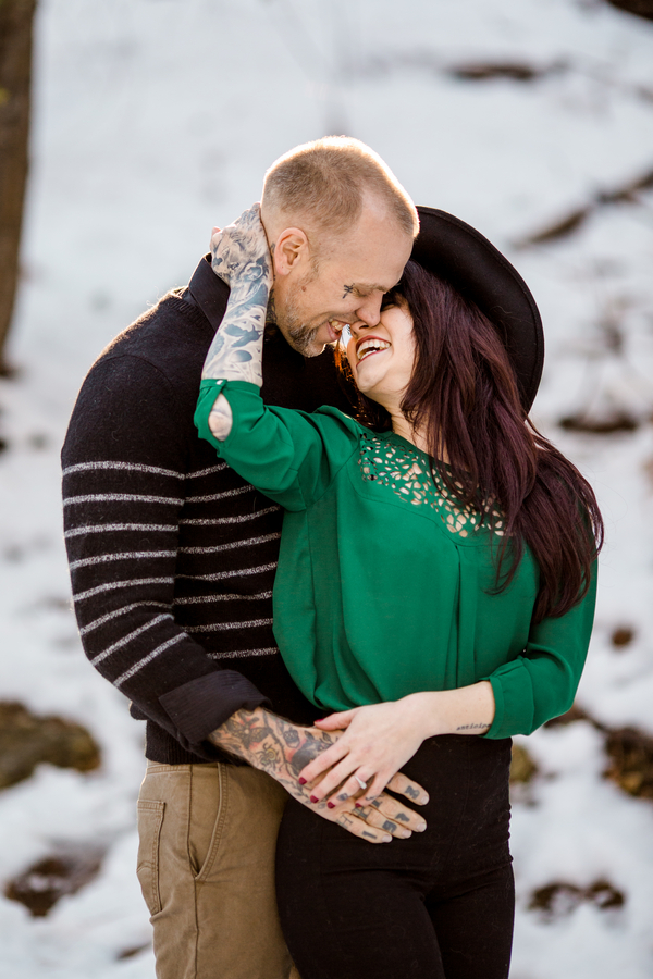 Engagement session in Arizona as seen on @offbeatbride