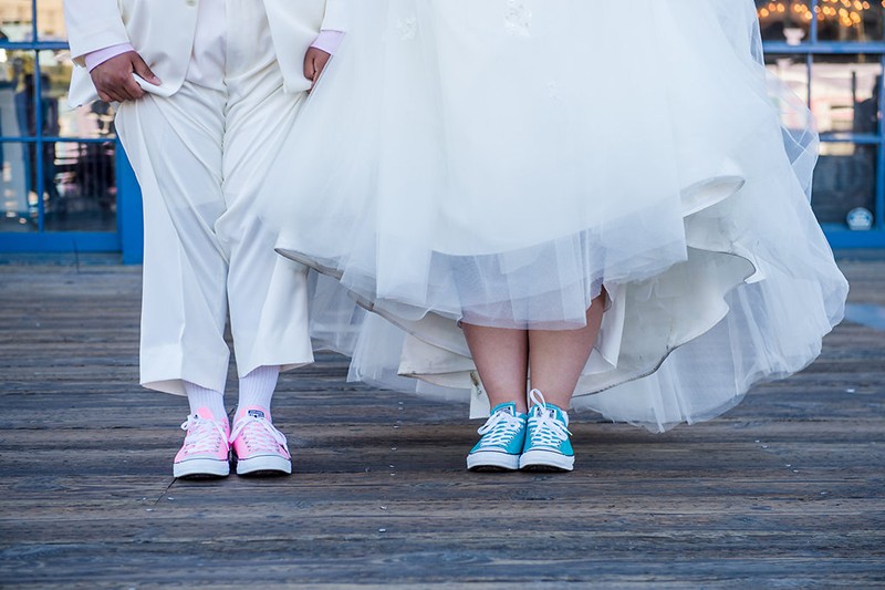 This genderqueer, sweets-loving, carousel wedding will have you in circles