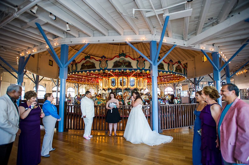 Genderqueer, sweets-loving, carousel wedding