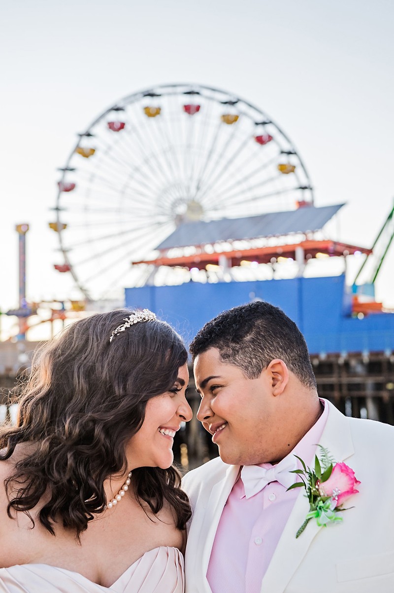 Genderqueer, sweets-loving, carousel wedding as seen on @offbeatbride