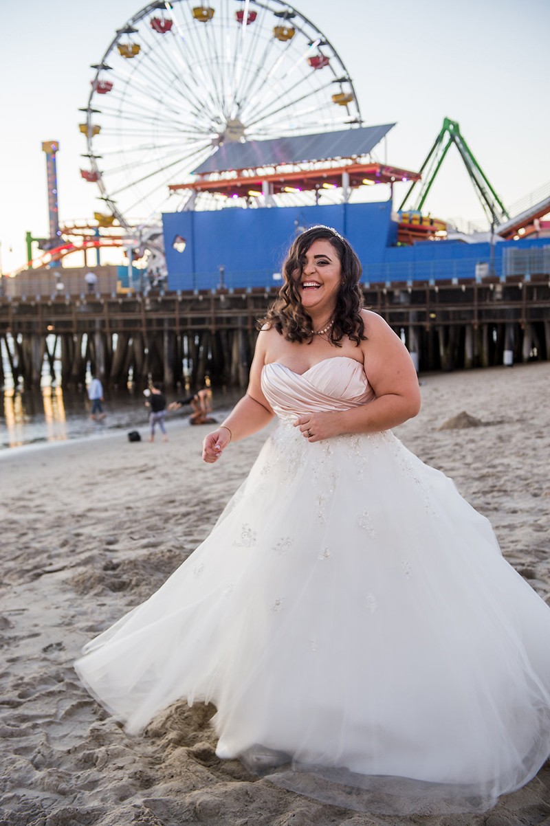 Genderqueer, sweets-loving, carousel wedding as seen on @offbeatbride