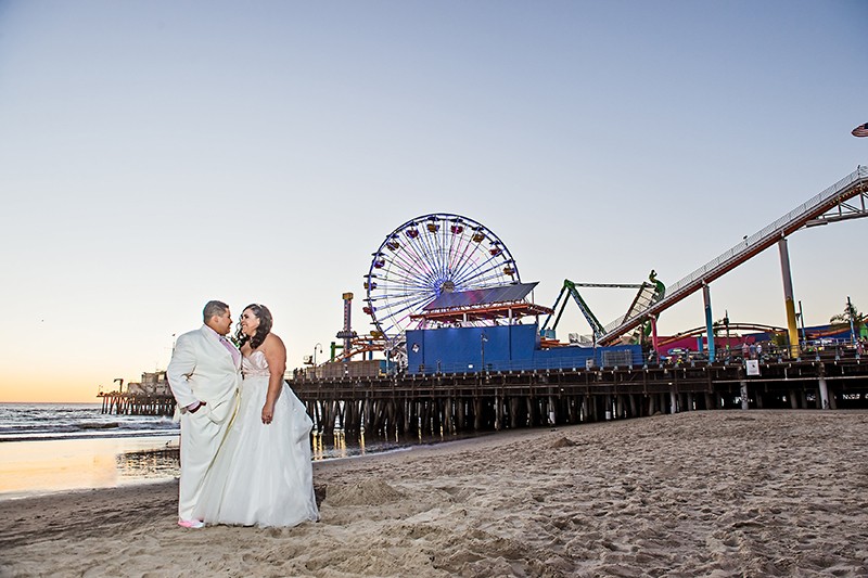 Genderqueer, sweets-loving, carousel wedding as seen on @offbeatbride