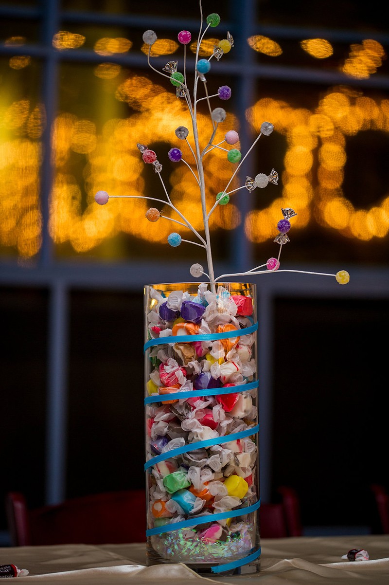 Genderqueer, sweets-loving, carousel wedding as seen on @offbeatbride