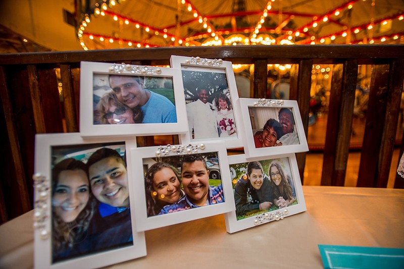 Genderqueer, sweets-loving, carousel wedding as seen on @offbeatbride