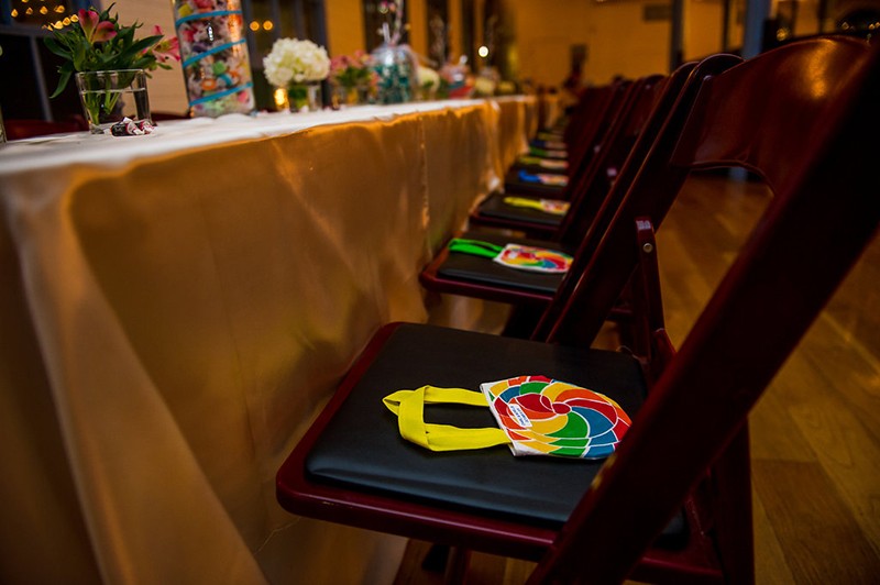 Genderqueer, sweets-loving, carousel wedding as seen on @offbeatbride