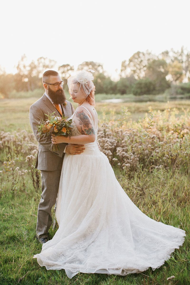 Backyard vegan wedding as seen on @offbeatbride #vegan #wedding #california