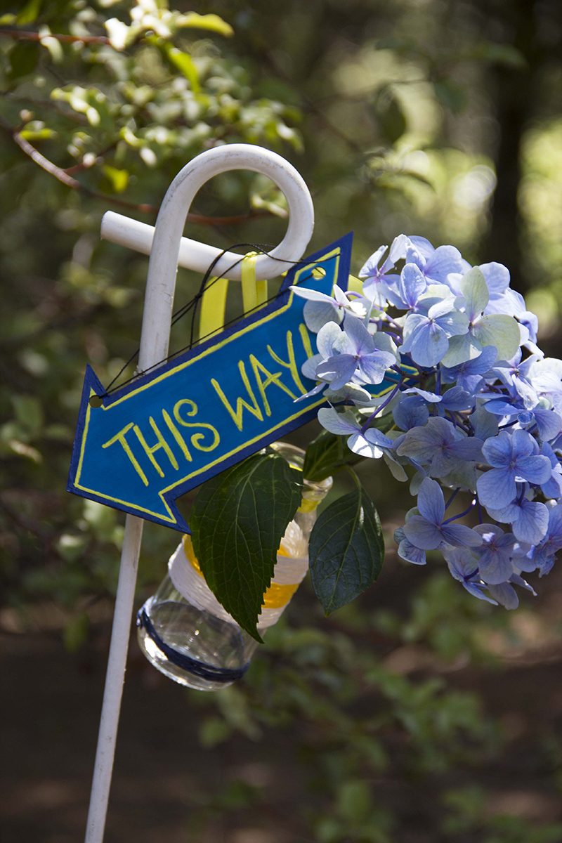 A superhero and pop culture-infused scout camp wedding as seen on @offbeatbride