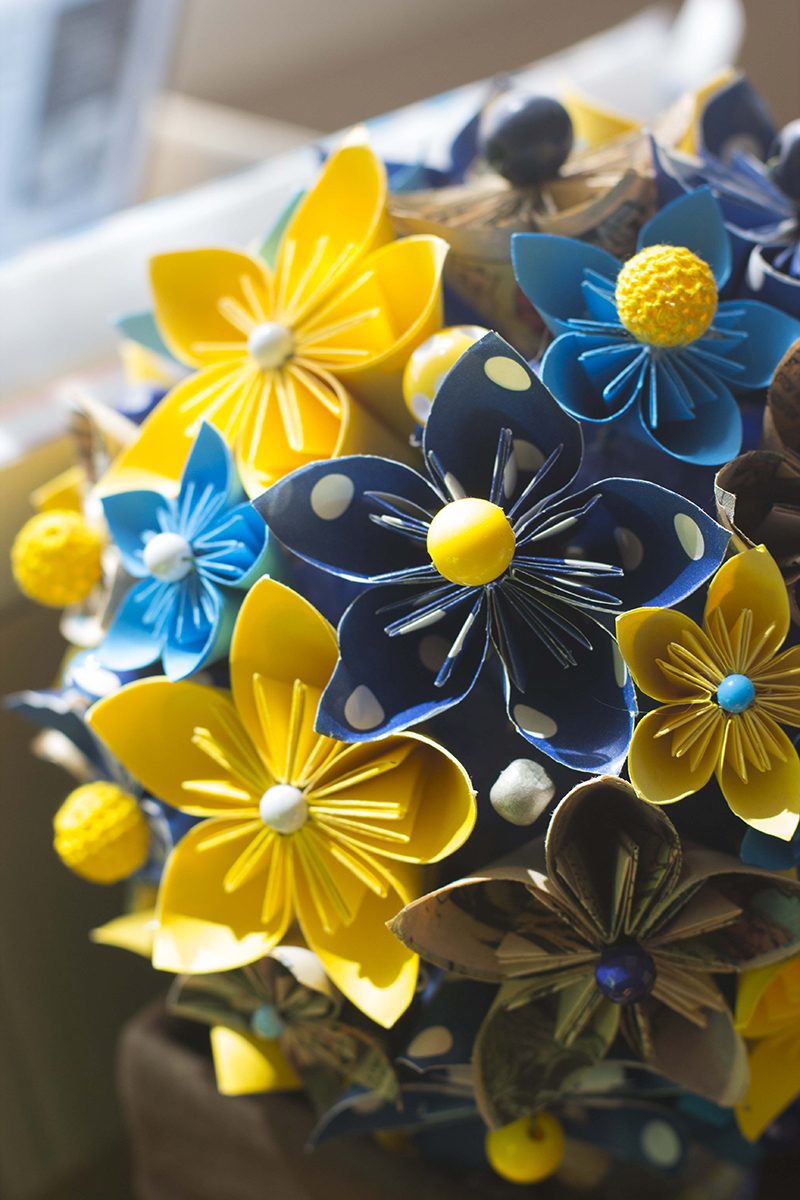 A superhero and pop culture-infused scout camp wedding as seen on @offbeatbride