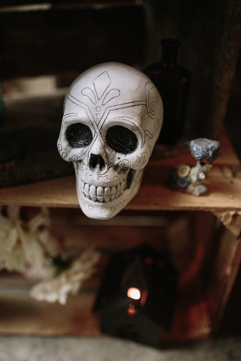 Friday the 13th wedding as seen on @offbeatbride 