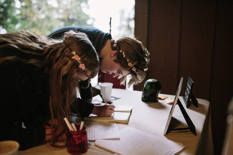 Friday the 13th wedding as seen on @offbeatbride 