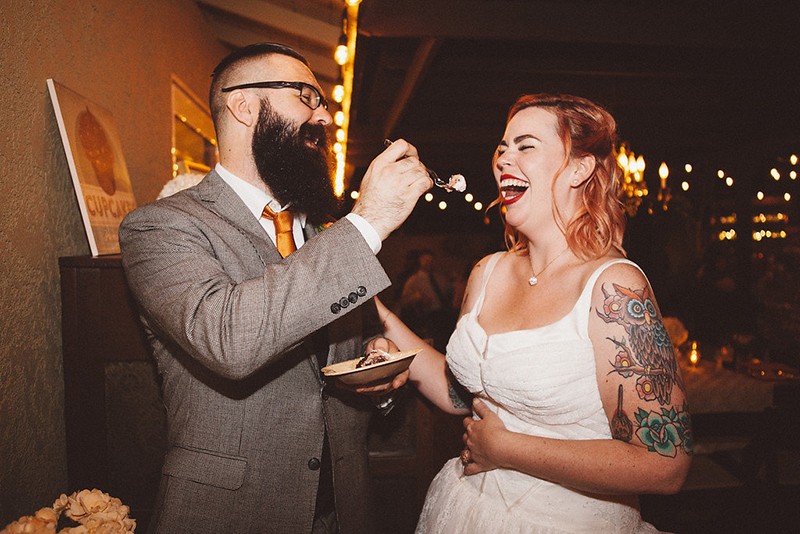 Backyard wedding as seen on @offbeatbride #vegan #wedding #california