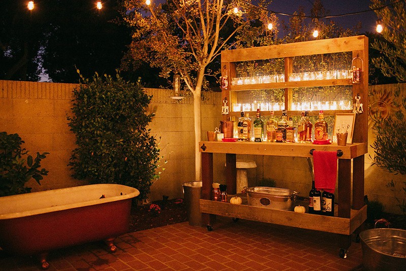 Backyard wedding as seen on @offbeatbride #vegan #wedding #california