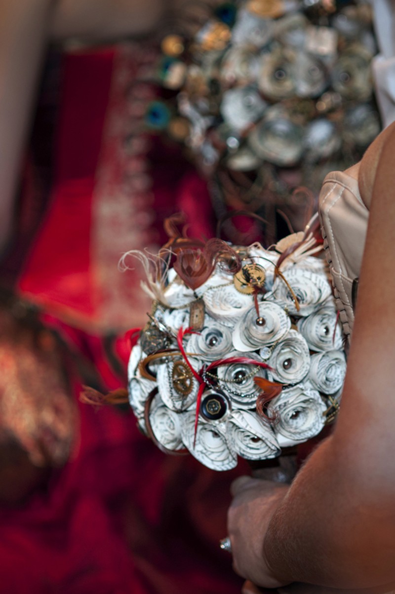 Steampunk wedding as seen on @offbeatbride #steampunk #weddings