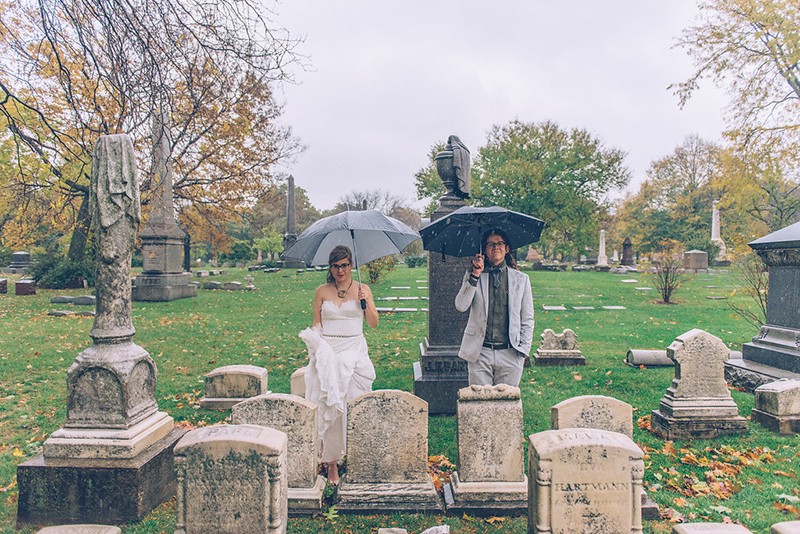 Chicago Halloween wedding as seen on @offbeatbride #wedding #halloween