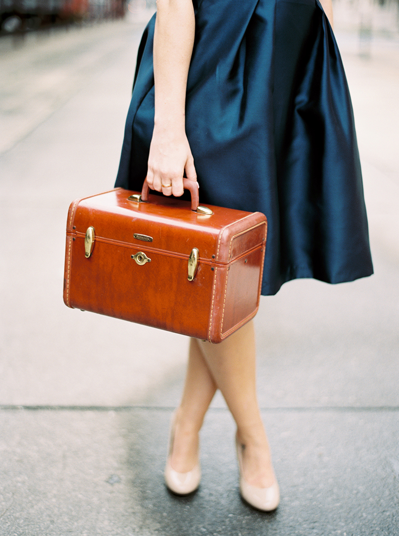 Vintage travel-themed wedding as seen on @offbeatbride