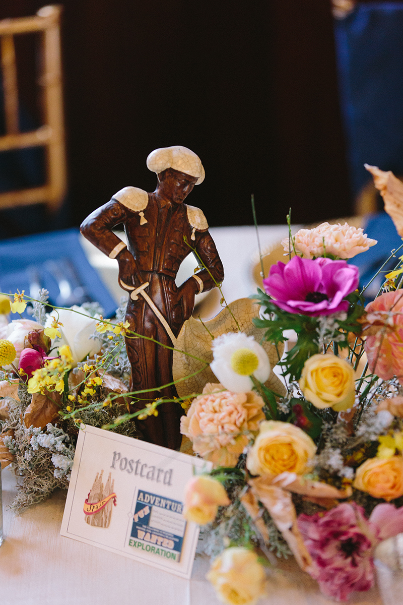 Vintage travel wedding as seen on @offbeatbride