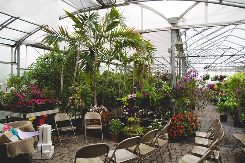 A green house wedding shower as seen on @offbeatbride #wedding #shower