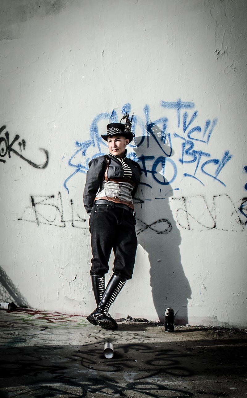 This gorgeous Halloween wedding slays with its spectacle as seen on @offbeatbride #halloween #wedding