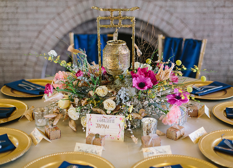 Vintage travel wedding as seen on @offbeatbride