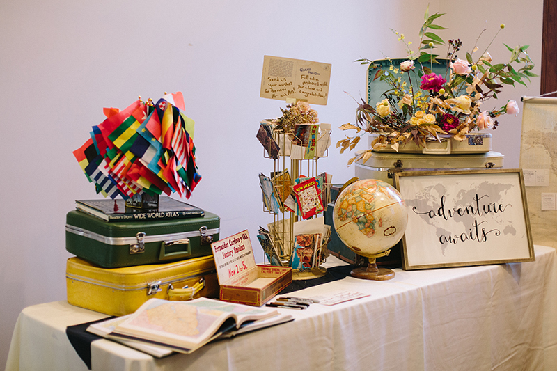 Vintage travel wedding as seen on @offbeatbride