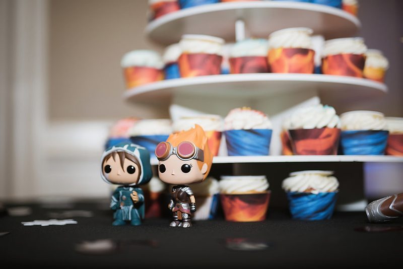 Magic the Gathering reception as seen on @offbeatbride #magic #games #wedding