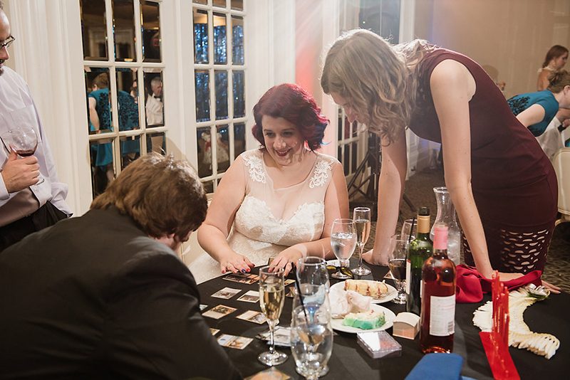 Magic the Gathering reception as seen on @offbeatbride #magic #games #wedding